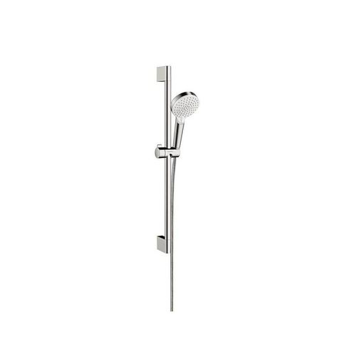 Hansgrohe crometta vario shower set 0.65 m white/chrome