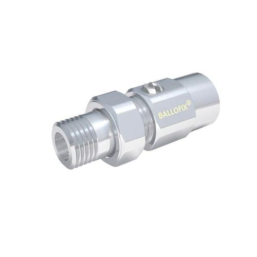 Broen Radiator connection with cut-off straight 1/2