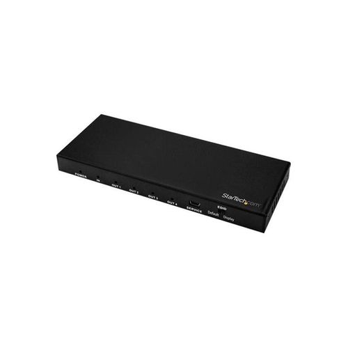 StarTech.com 4 Port HDMI Splitter - 4K 60Hz - 1x4 Way HDMI 2.0 Splitter - video/audio splitter - 4 ports