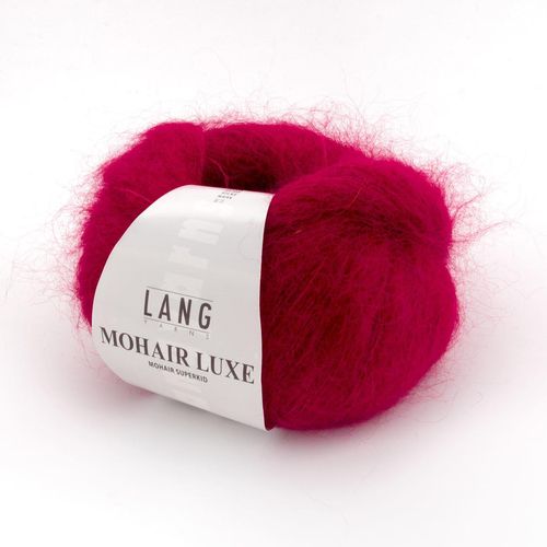 Mohair Luxe LANG Yarns, Rot, aus Mohair
