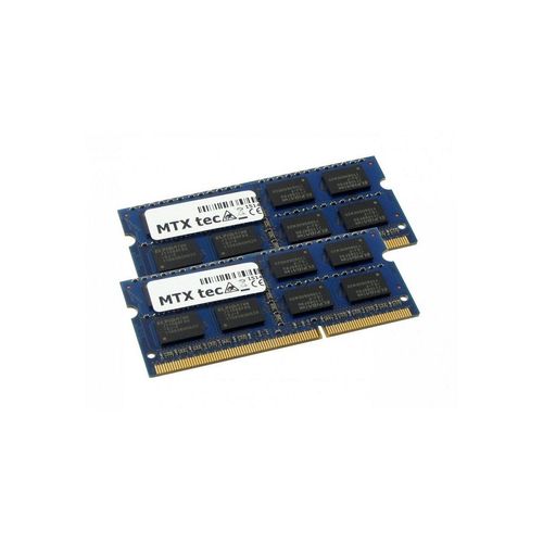 MTXtec 8GB Kit 2x 4GB DDR3 1066MHz SODIMM DDR3 PC3-8500