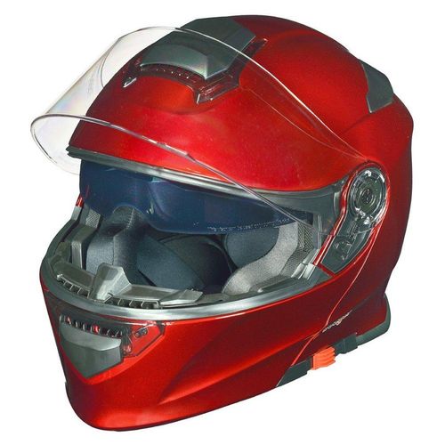 rueger-helmets Motorradhelm »RS-983 Bluetooth Klapphelm Motorradhelm Conzept Motorrad Modular Helm ruegerRS-983 COM Rot S