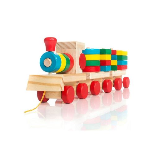 all Kids United Spielzeug-Eisenbahn »Sortierwürfel Holzzug