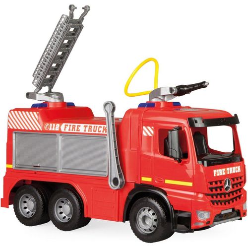 Lena® Spielzeug-Feuerwehr Giga Trucks, Aufsitz-Feuerwehr Arocs, Made in Europe, rot