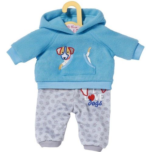 Zapf Creation® Puppenkleidung Dolly Moda, Sport-Outfit Blau, 43 cm, blau|grau