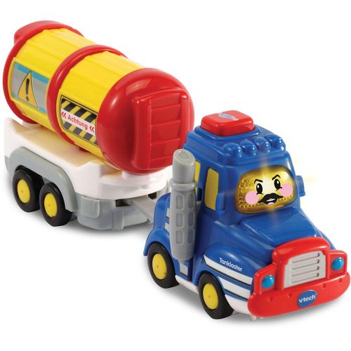 Vtech® Spielzeug-LKW Tut Tut Baby Flitzer, Tanklaster, mit Licht- und Soundfunktion, blau|bunt|gelb|rot