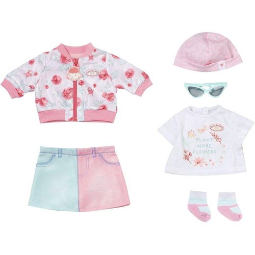 Baby Annabell Puppenkleidung Deluxe Frühling (Set, 6-tlg), blau|rosa