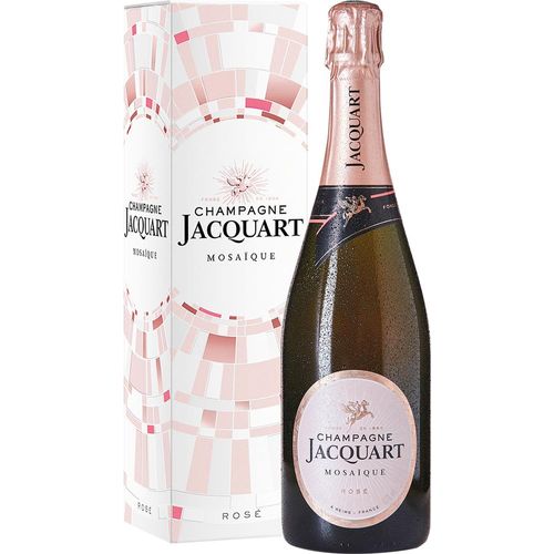 Champagne Jacquart Rosé Brut mit Geschenkverpackung