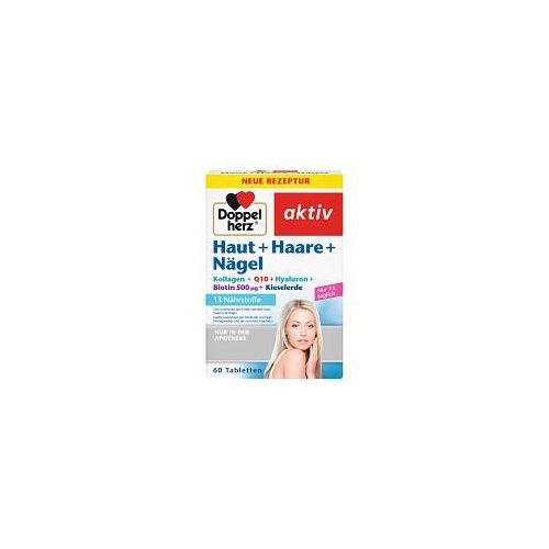 DOPPELHERZ Haut+Haare+Nägel Tabletten 60 St
