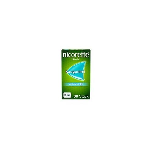 nicorette® Kaugummi whitemint, 2 mg Nikotin 30 St