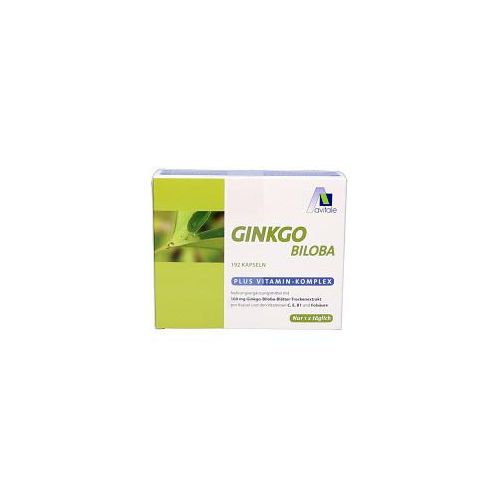GINKGO 100 mg Kapseln + B1, C + E 192 St