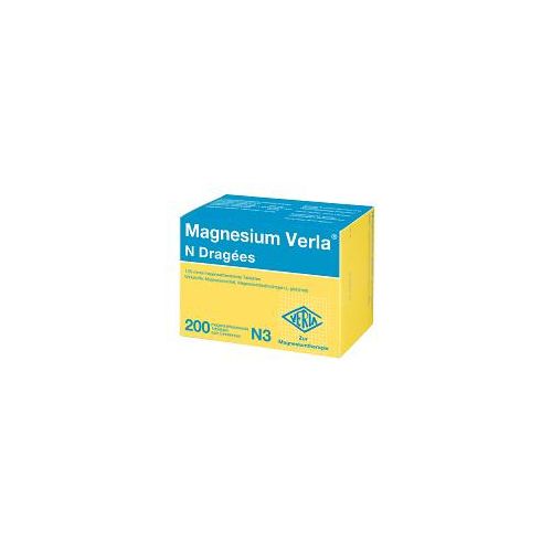 MAGNESIUM VERLA N Dragees 200 St
