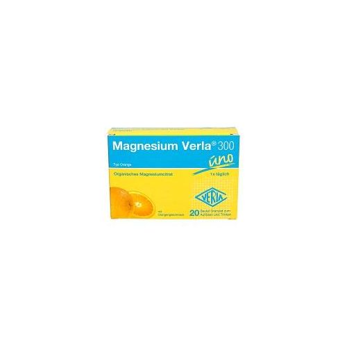 MAGNESIUM VERLA 300 Orange Granulat 20 St
