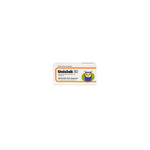 UNIZINK 50 magensaftresistente Tabletten 50 St