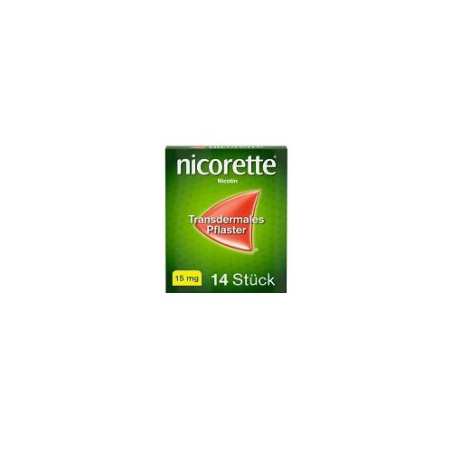 nicorette® 14 Nikotinpflaster, 15 mg Nikotin 14 St