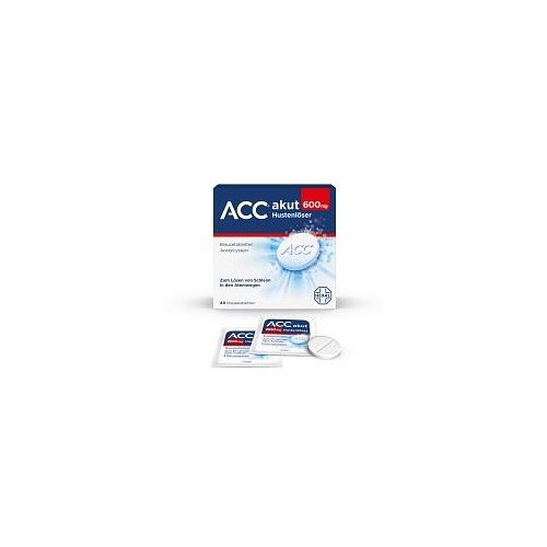 ACC® akut 600 mg bei Husten - nur 1 Brausetablette täglich 40 St