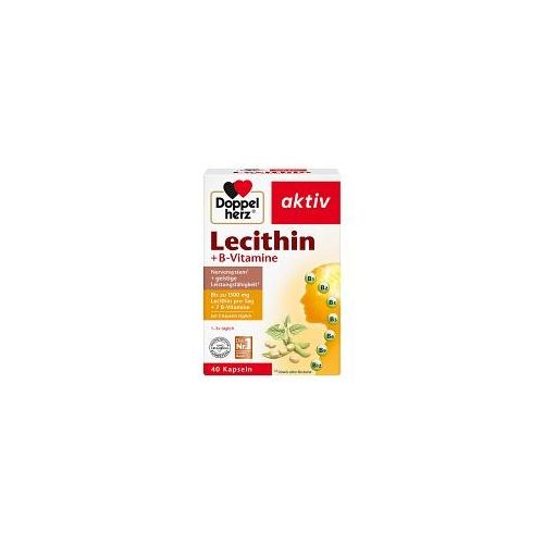 DOPPELHERZ Lecithin + B-Vitamine Kapseln 40 St