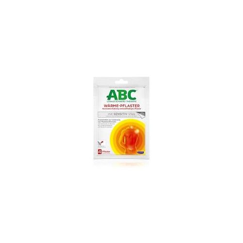 ABC Wärme-Pflaster sensitive-Vlies Hansaplast med 4 St