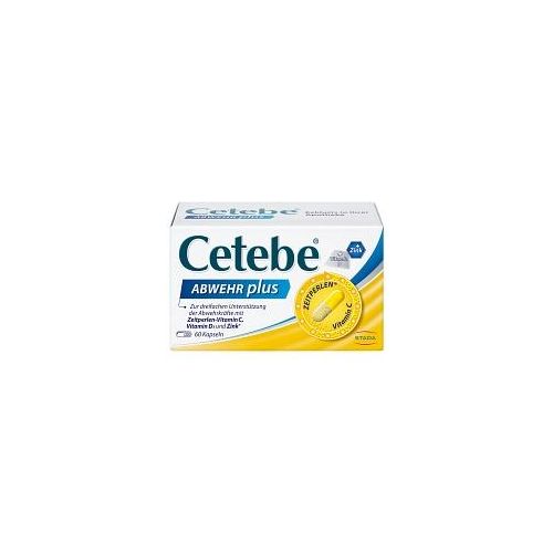 CETEBE ABWEHR plus Vitamin C+Vitamin D3+Zink Kaps. 60 St