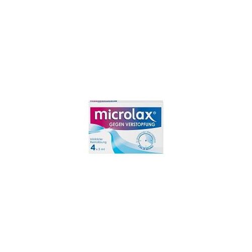 Microlax Abführmittel bei Verstopfung 4X5 ml