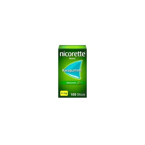 nicorette® Kaugummi freshmint, 4 mg Nikotin 105 St
