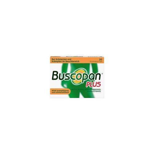 Buscopan Plus bei Bauchschmerzen & Regelschmerzen 20 St