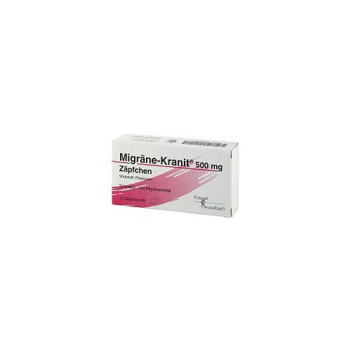 MIGRÄNE KRANIT 500 mg Zäpfchen 10 St