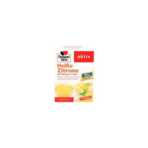 DOPPELHERZ heiße Zitrone Vitamin C+Zink Granulat 10 St