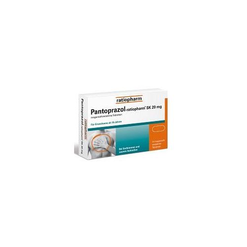 Pantoprazol-ratiopharm® SK 20 mg bei Sodbrennen 14 St