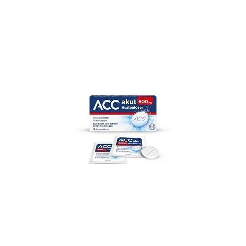 ACC® akut 600 mg bei Husten - nur 1 Brausetablette täglich 10 St