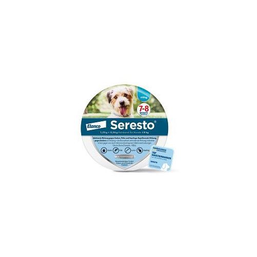 SERESTO 1,25g + 0,56g Halsband für Hunde bis 8kg 1 St