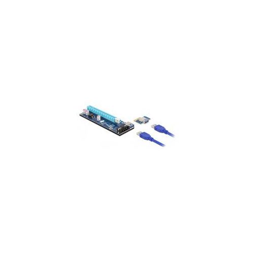 Riser Karte PCI Express x1 zu x16 mit 60 cm USB Kabel, Riser Card
