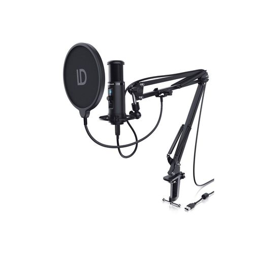 LIAM&DAAN Mikrofon (Set), USB Podcast Mikrofon Set mit Mikrofonarm