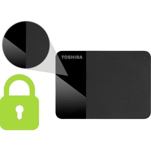 Toshiba Canvio Ready externe HDD-Festplatte (4 TB) 2,5″, schwarz