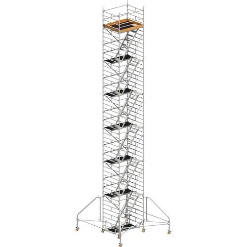 Layher Uni-Komfort Treppengerüst 4206; Arbeitshöhe 14.20 m
