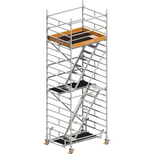 Layher Uni-Komfort Treppengerüst 4202; Arbeitshöhe 6.20 m