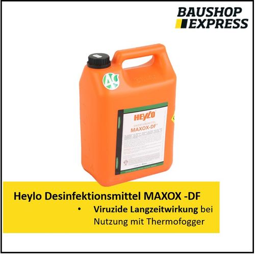 Heylo Maxox - DF Oxidations- Desinfektionsmittel mit Langzeitwirkung 1 x 5 Liter Kanister