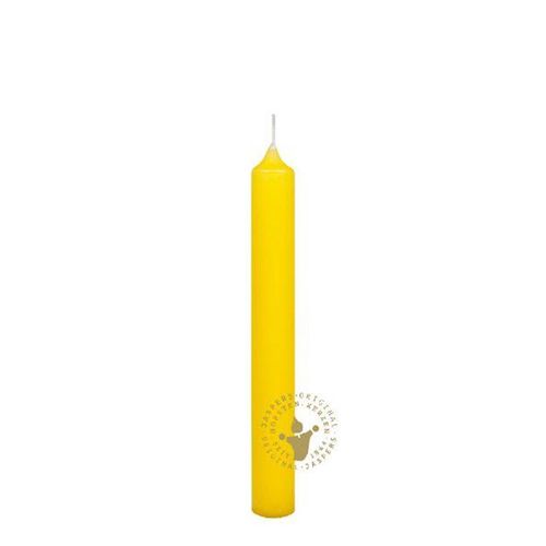 Jaspers Kerzen Formkerze »Kronenkerzen zitrone 175 x 22 mm