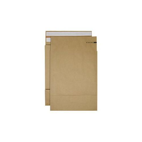 BONG Faltentaschen e-Green ca. DIN C3 ohne Fenster braun mit 12,0 cm Falte, 200 St.