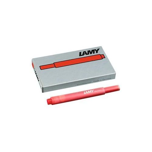 LAMY T10 Tintenpatronen für Füller rot 5 St.