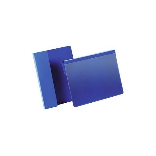 50 DURABLE Kennzeichnungstaschen blau 23,0 x 25,9 cm