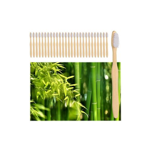 relaxdays Zahnbürste »Bambus Zahnbürsten 24er Set
