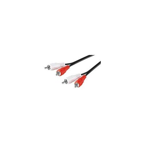 Kabel StereoCinch -></noscript> StereoCinch schwarz, 1,5 Meter