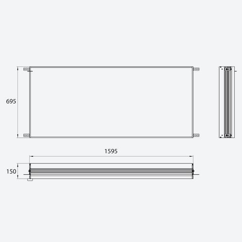 Emco Evo Einbaurahmen, 939700006,