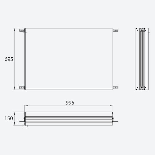 Emco Evo Einbaurahmen, 939700003,