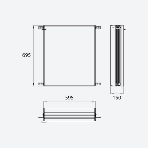 Emco Evo Einbaurahmen, 939700001,