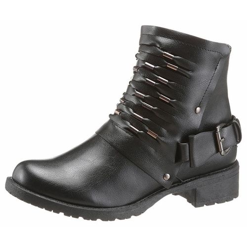 CITY WALK Bikerboots, schwarz, Gr.36