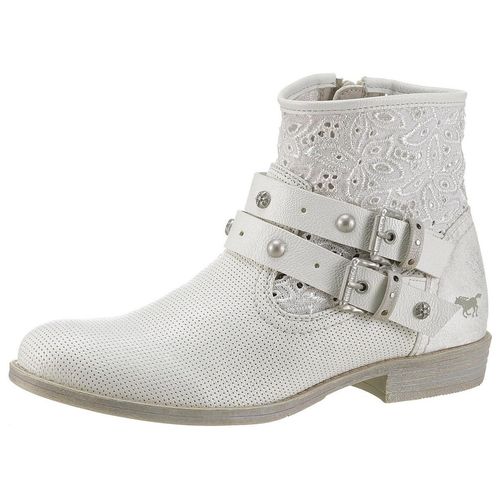 Mustang Shoes Bikerboots, offwhite, Gr.36