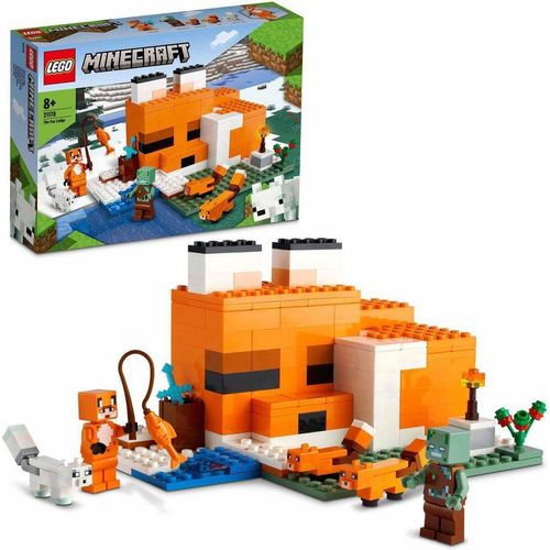 LEGO® Konstruktionsspielsteine Die Fuchs-Lodge (21178), LEGO® Minecraft™, (193 St), bunt