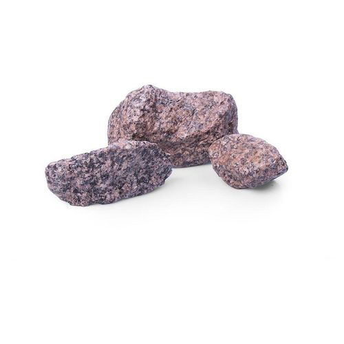 Bruchsteine Granit Rot, 20 kg (Sack)